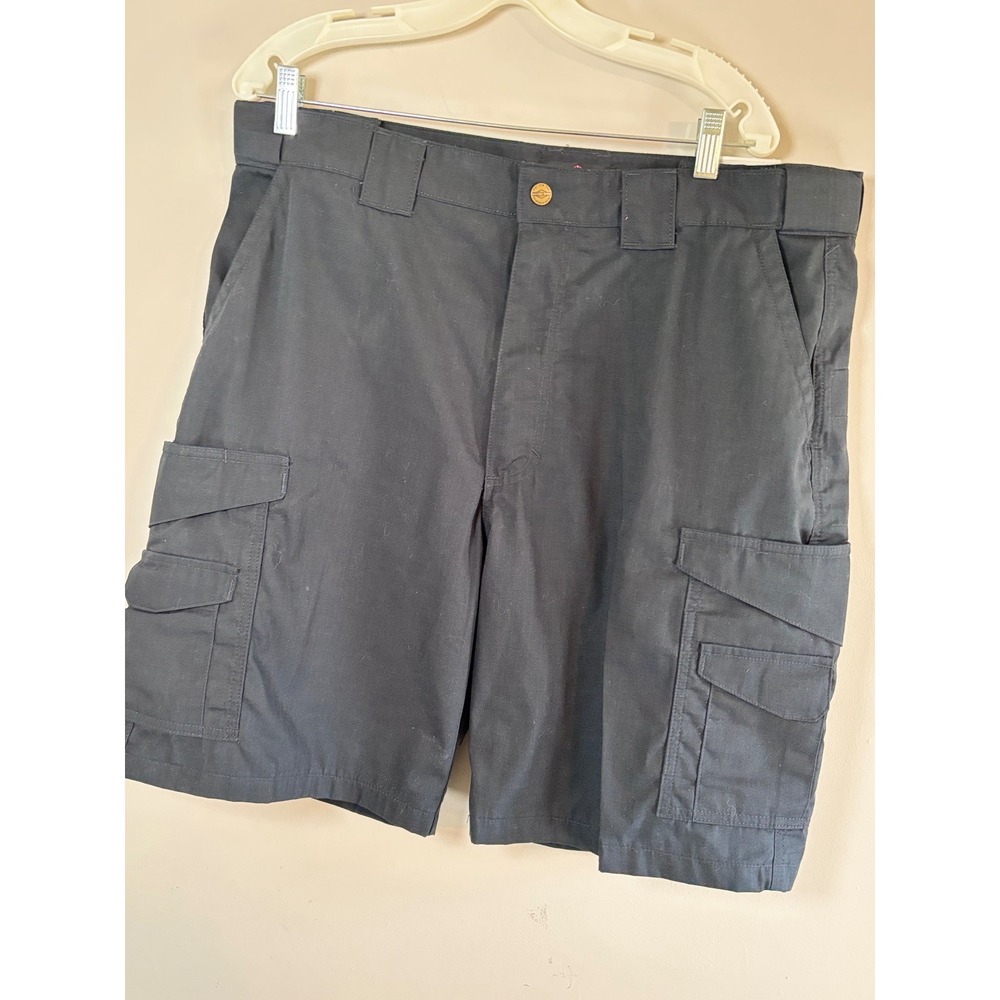 Tru-Spec Mens 24-7 Series Tactical Cargo Shorts Navy Blue Ripstop 38 4266007